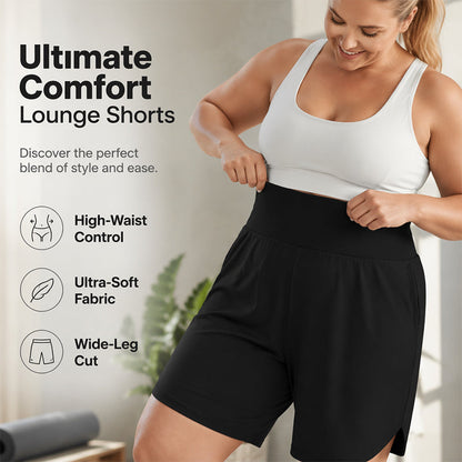 ⏰Dernier jour de vente – 50% de réduction ! 🩳Short décontracté femme, coupe large, longueur au genou