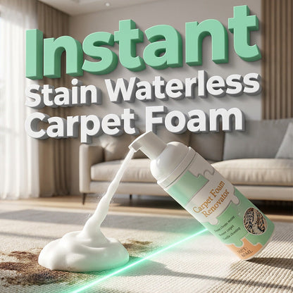 🏆 Offre spéciale du dernier jour :14.99€ ! 🔥 2 achetés 1 offerts 🎁Mousse détachante sans eau pour tapis avec serviette