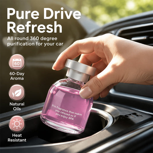 ⏳🚗 Désodorisant auto luxe – Fixation sécurisée, intensité réglable, jusqu’à 60 jours de parfum constant, le détail qui sublime votre intérieur 🌟🔒
