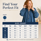 Robe longue en denim femme coupe oversize, encolure boutonnée demi-poitrine, manches lanternes bouffantes avec poches latérales🍃 Coupe ample sans contrainte