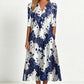 👗‑50 % MAINTENANT ! Robe décontractée femme à col V et imprimé 🌸✨