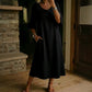 Robe d'été décontractée à col rond pour femme