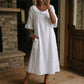 Robe d'été décontractée à col rond pour femme