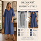 Robe d'été décontractée à col rond pour femme