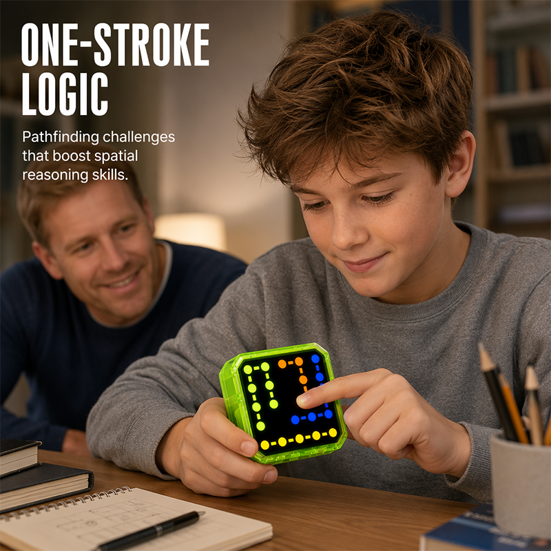Jeu interactif de logique à LED pour enfants