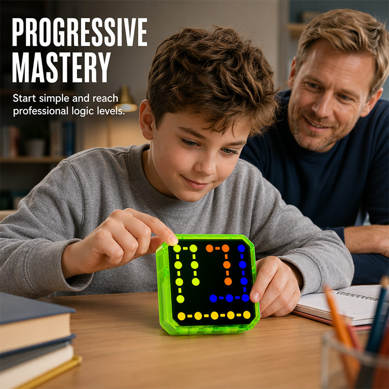 Jeu interactif de logique à LED pour enfants
