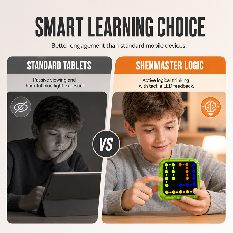 Jeu interactif de logique à LED pour enfants