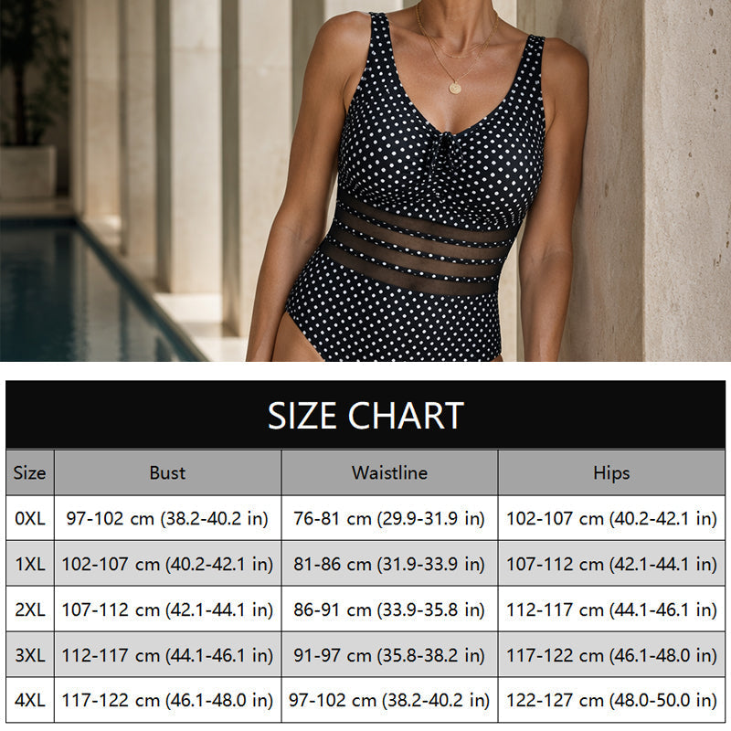 Maillot de Bain à Pois – Ventre Plat & Style Rétro Vintage