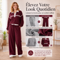 📢‑54% DE RÉDUCTION 🔥 Tenue Survêtement Décontracté Haut Manches Longues et Pantalon Ample Avec Poches pour Toutes Silhouettes