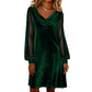 Robe fourreau élégante à col bénitier longueur genou pour femme
