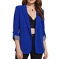 ☀️🧥Nouveautés - Cardigan-blazer épuré : tombé fluide et style polyvalent, du bureau à la soirée