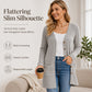 🌸 Nouveautés automne 2026 ✨ Cardigan mi-long en maille avec poches