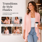 Cardigan femme à manches 3/4 et devant ouvert