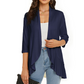 Cardigan femme à manches 3/4 et devant ouvert