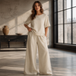 Ensemble top ample et pantalon large pour femme