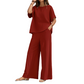 Ensemble top ample et pantalon large pour femme