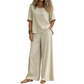 Ensemble top ample et pantalon large pour femme