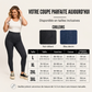Leggings taille haute pour femme, effet liftant des fesses