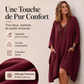 Robe asymétrique ample à col V pour femme