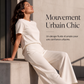 Ensemble 2 pièces pour femme : haut et pantalon large