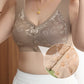 Soutien-gorge sans armature confortable pour femme, fermeture devant et sans couture