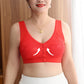 Soutien-gorge sans armature confortable pour femme, fermeture devant et sans couture