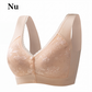 Soutien-gorge sans armature confortable pour femme, fermeture devant et sans couture