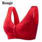 Soutien-gorge sans armature confortable pour femme, fermeture devant et sans couture