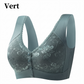 Soutien-gorge sans armature confortable pour femme, fermeture devant et sans couture
