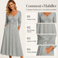 👗50% DE RÉDUCTION !🎇Robe décontractée pour femme à col en V croisé