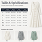 👗50% DE RÉDUCTION !🎇Robe décontractée pour femme à col en V croisé