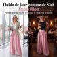 Pantalon large plissé taille haute pour femme