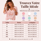 T-shirt imprimé à col en V pour femme