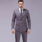 Costume 2 pièces pour homme : veste ajustée et pantalon
