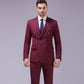 Costume 2 pièces pour homme : veste ajustée et pantalon