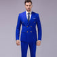 Costume 2 pièces pour homme : veste ajustée et pantalon