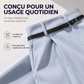 Pantalon de costume élégant à taille haute pour femme