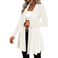 ✨ Cardigan Femme Élégant à Col Ouvert – Coupe Fluide & Style Raffiné