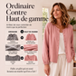 Chemise boutonnée oversize unie pour femme
