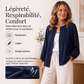 Chemise boutonnée oversize unie pour femme