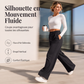 Pantalon large décontracté pour femme avec cordon de serrage élastique