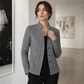 Blazer boutonné texturé pour femme