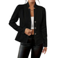 Blazer boutonné texturé pour femme
