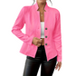 Blazer boutonné texturé pour femme