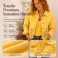 Veste en jean à coutures en dentelle pour femme