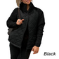 Veste matelassée en patchwork en tricot pour femmes