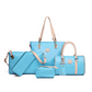 Women 6-Piece Handbag Set Fashion Bone Pattern