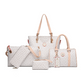 Women 6-Piece Handbag Set Fashion Bone Pattern