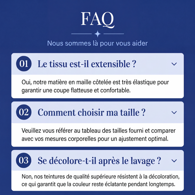 Robe en maille côtelée brossée élégante pour femme