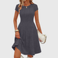 Robe en maille côtelée brossée élégante pour femme